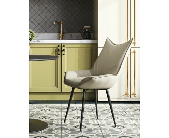 Стул Осло велюр бежевый, изображение 5 | Интернет магазин мебели и декора LifeDekor