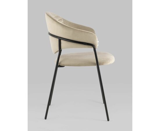 Стул Алексис велюр капучино, изображение 8 | Интернет магазин мебели и декора LifeDekor