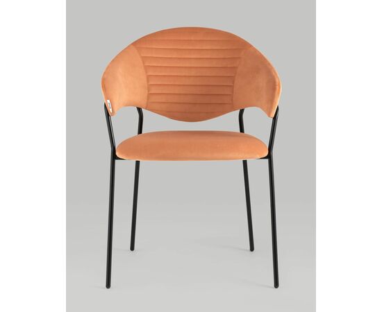 Стул Алексис велюр оранжевый, изображение 7 | Интернет магазин мебели и декора LifeDekor