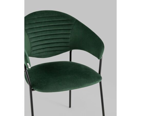 Стул Алексис велюр зелёный, изображение 10 | Интернет магазин мебели и декора LifeDekor