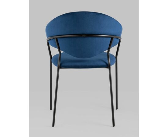 Стул Алексис велюр синий, изображение 7 | Интернет магазин мебели и декора LifeDekor
