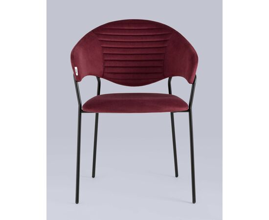 Стул Алексис велюр винный, изображение 5 | Интернет магазин мебели и декора LifeDekor