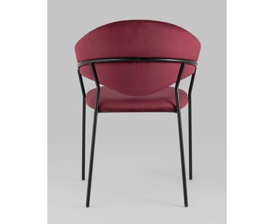 Стул Алексис велюр винный, изображение 7 | Интернет магазин мебели и декора LifeDekor
