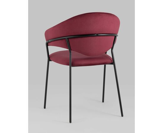 Стул Алексис велюр винный, изображение 8 | Интернет магазин мебели и декора LifeDekor