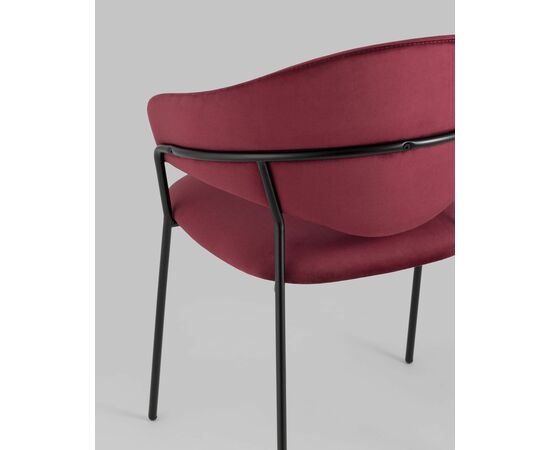 Стул Алексис велюр винный, изображение 9 | Интернет магазин мебели и декора LifeDekor