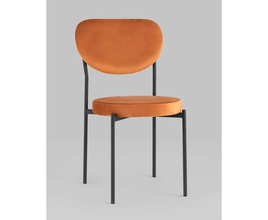 Стул Барбара NEW велюр терракотовый, изображение 2 | Интернет магазин мебели и декора LifeDekor