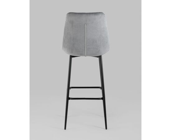 Стул барный Флекс велюр серый, изображение 7 | Интернет магазин мебели и декора LifeDekor