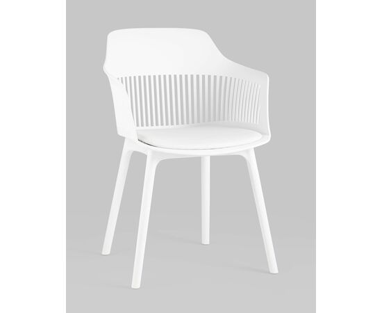 Стул Crocus с подушкой белый, изображение 2 | Интернет магазин мебели и декора LifeDekor