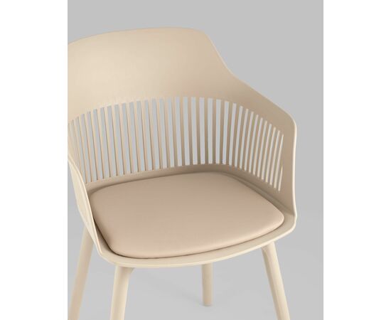 Стул Crocus с подушкой бежевый, изображение 10 | Интернет магазин мебели и декора LifeDekor