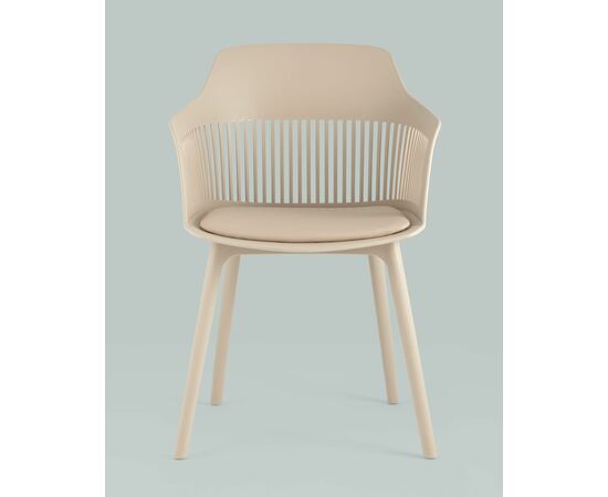 Стул Crocus с подушкой бежевый, изображение 5 | Интернет магазин мебели и декора LifeDekor