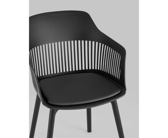 Стул Crocus с подушкой черный, изображение 10 | Интернет магазин мебели и декора LifeDekor