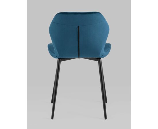 Стул Эдвин велюр синий, изображение 5 | Интернет магазин мебели и декора LifeDekor