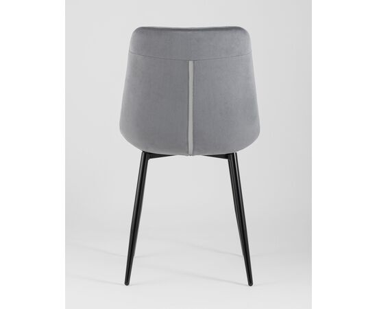 Стул Флекс велюр серый, изображение 9 | Интернет магазин мебели и декора LifeDekor