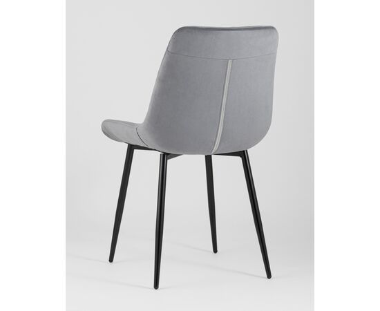 Стул Флекс велюр серый, изображение 10 | Интернет магазин мебели и декора LifeDekor