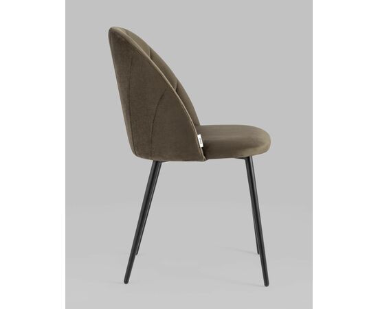 Стул Логан велюр коричневый, изображение 6 | Интернет магазин мебели и декора LifeDekor