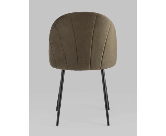 Стул Логан велюр коричневый, изображение 7 | Интернет магазин мебели и декора LifeDekor