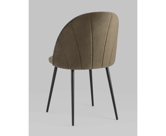 Стул Логан велюр коричневый, изображение 8 | Интернет магазин мебели и декора LifeDekor