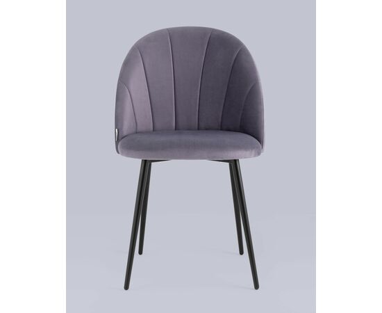 Стул Логан велюр пыльно-сиреневый, изображение 5 | Интернет магазин мебели и декора LifeDekor