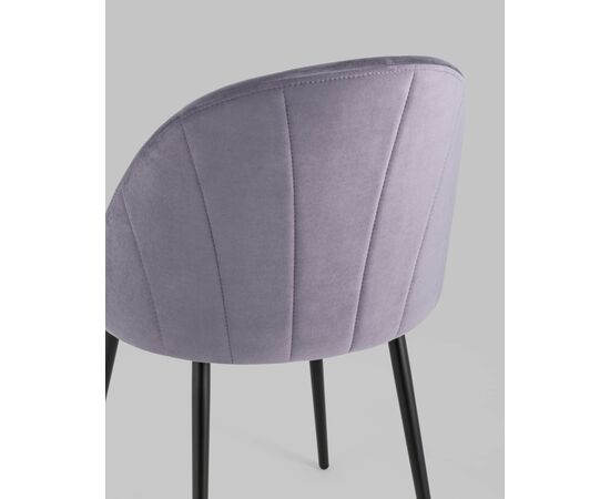 Стул Логан велюр пыльно-сиреневый, изображение 9 | Интернет магазин мебели и декора LifeDekor