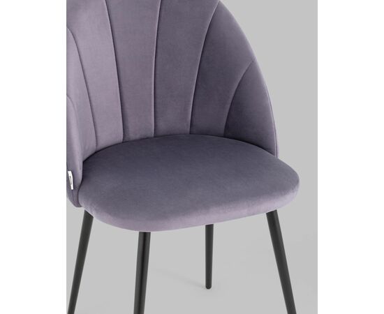 Стул Логан велюр пыльно-сиреневый, изображение 10 | Интернет магазин мебели и декора LifeDekor