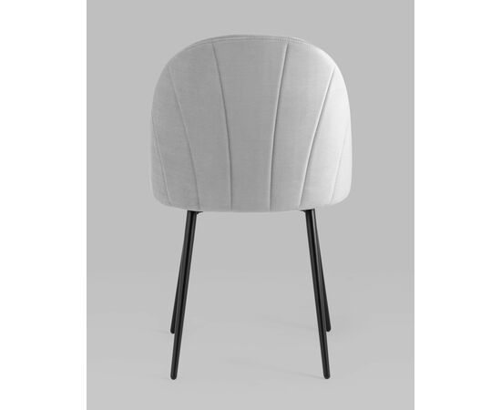 Стул Логан велюр светло-серый, изображение 7 | Интернет магазин мебели и декора LifeDekor