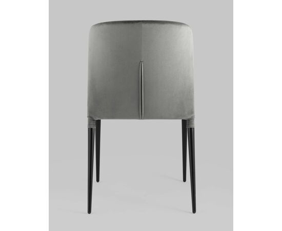 Стул Лори велюр серый, изображение 5 | Интернет магазин мебели и декора LifeDekor