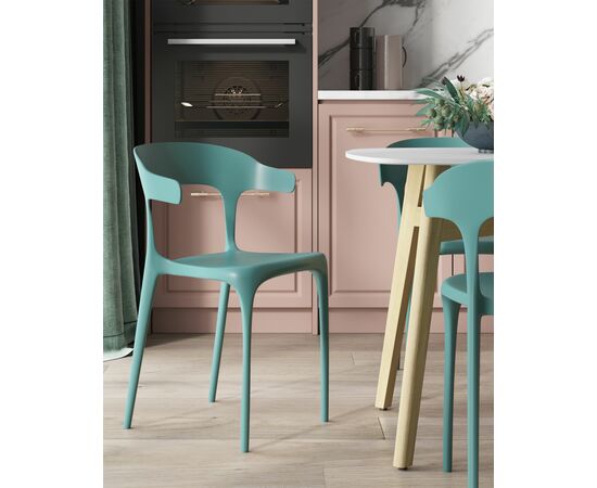 Стул Neo пластик темно-бирюзовый, изображение 3 | Интернет магазин мебели и декора LifeDekor