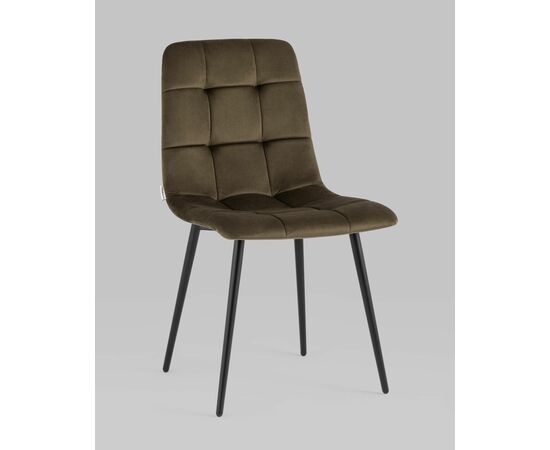 Стул Одди велюр коричневый, изображение 2 | Интернет магазин мебели и декора LifeDekor