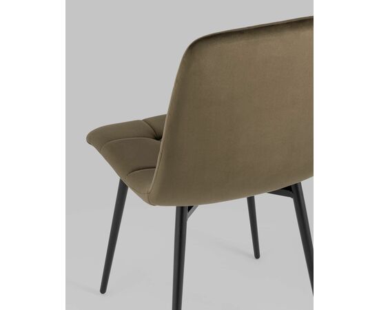 Стул Одди велюр коричневый, изображение 9 | Интернет магазин мебели и декора LifeDekor