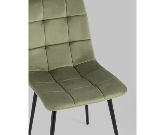 Стул Одди велюр пыльно-оливковый, изображение 10 | Интернет магазин мебели и декора LifeDekor