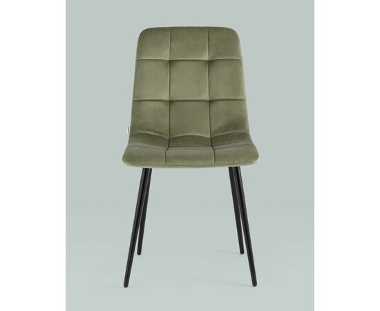 Стул Одди велюр пыльно-оливковый, изображение 5 | Интернет магазин мебели и декора LifeDekor