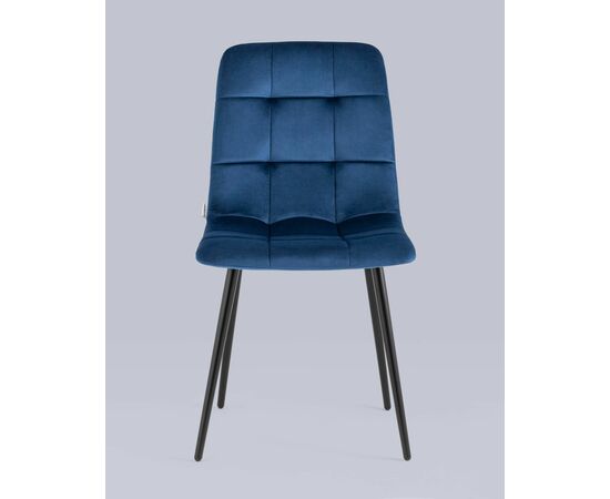Стул Одди велюр синий, изображение 5 | Интернет магазин мебели и декора LifeDekor