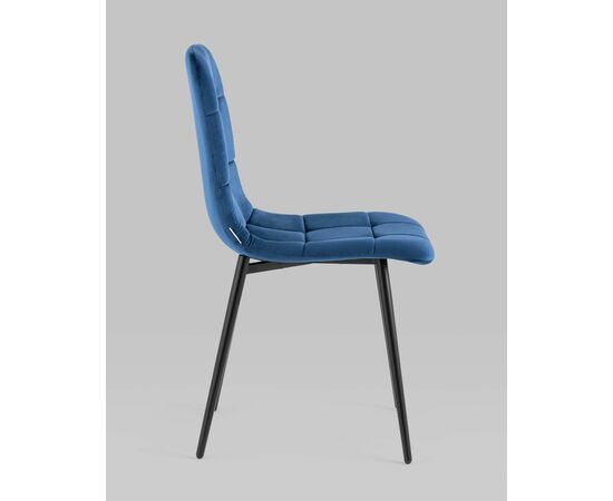 Стул Одди велюр синий, изображение 6 | Интернет магазин мебели и декора LifeDekor