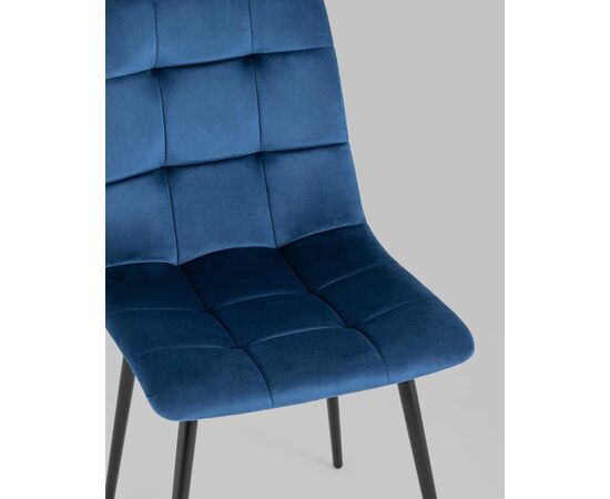 Стул Одди велюр синий, изображение 10 | Интернет магазин мебели и декора LifeDekor
