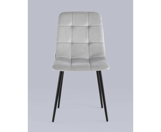 Стул Одди велюр светло-серый, изображение 5 | Интернет магазин мебели и декора LifeDekor