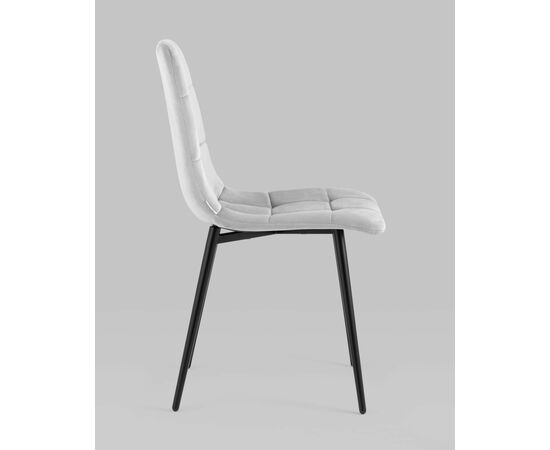 Стул Одди велюр светло-серый, изображение 6 | Интернет магазин мебели и декора LifeDekor