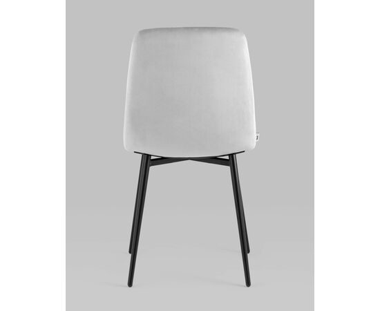 Стул Одди велюр светло-серый, изображение 7 | Интернет магазин мебели и декора LifeDekor