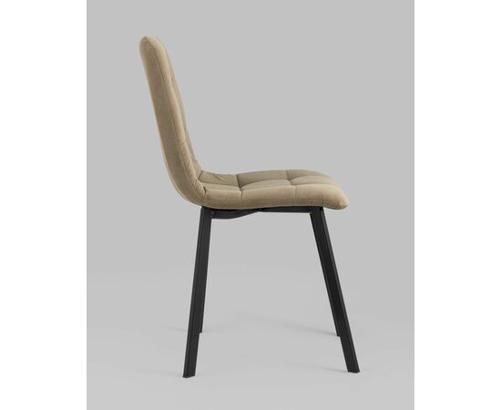 Стул Oliver Square велюр капучино, изображение 4 | Интернет магазин мебели и декора LifeDekor