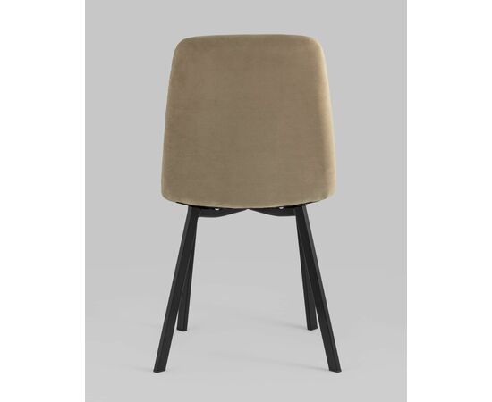 Стул Oliver Square велюр капучино, изображение 5 | Интернет магазин мебели и декора LifeDekor