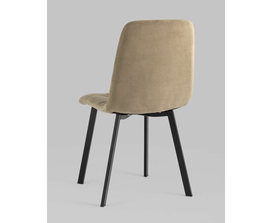 Стул Oliver Square велюр капучино, изображение 6 | Интернет магазин мебели и декора LifeDekor