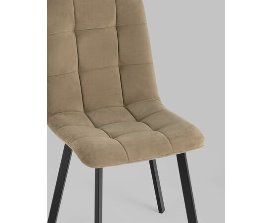 Стул Oliver Square велюр капучино, изображение 8 | Интернет магазин мебели и декора LifeDekor