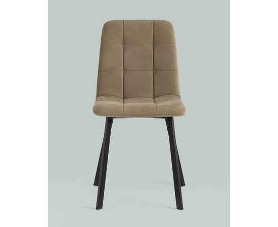 Стул Oliver Square велюр капучино, изображение 3 | Интернет магазин мебели и декора LifeDekor
