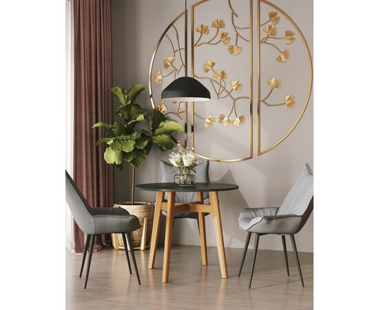 Стул Осло велюр серый, изображение 4 | Интернет магазин мебели и декора LifeDekor