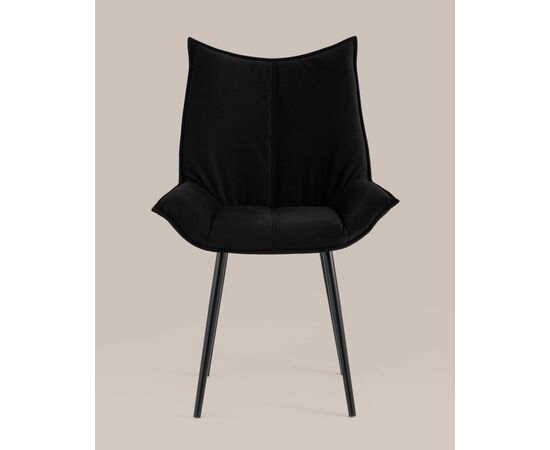 Стул Осло велюр черный, изображение 5 | Интернет магазин мебели и декора LifeDekor