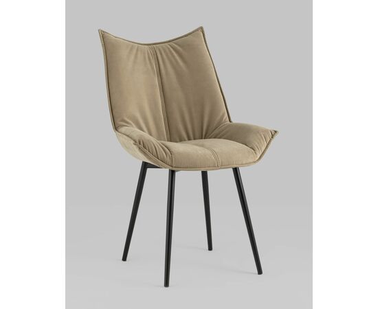 Стул Осло велюр капучино, изображение 2 | Интернет магазин мебели и декора LifeDekor