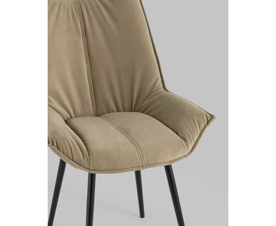 Стул Осло велюр капучино, изображение 10 | Интернет магазин мебели и декора LifeDekor