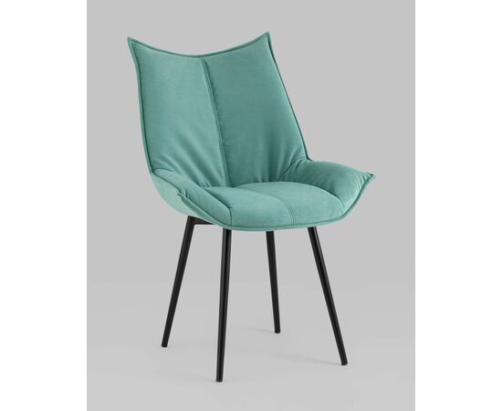 Стул Осло велюр мятный, изображение 2 | Интернет магазин мебели и декора LifeDekor