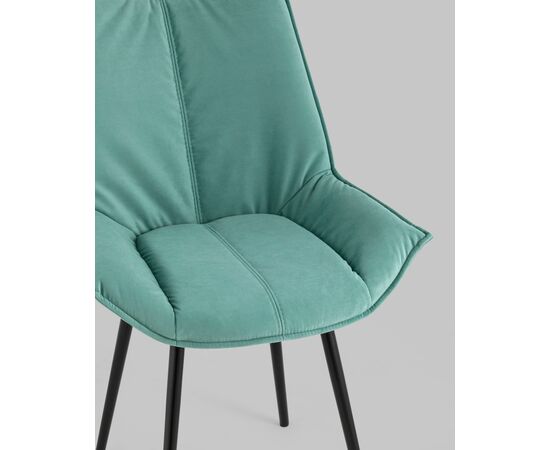 Стул Осло велюр мятный, изображение 10 | Интернет магазин мебели и декора LifeDekor