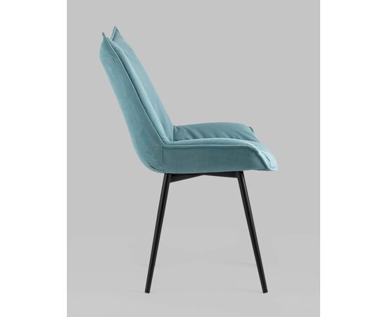 Стул Осло велюр пыльно-голубой, изображение 6 | Интернет магазин мебели и декора LifeDekor