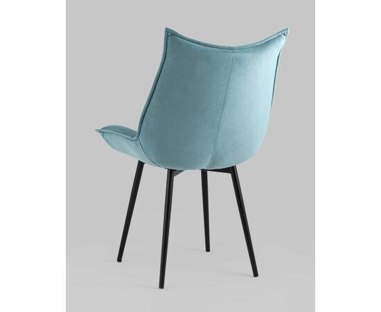 Стул Осло велюр пыльно-голубой, изображение 8 | Интернет магазин мебели и декора LifeDekor
